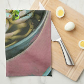 Noodle Liebesdesign Geschirrtuch (Viertel Falte)