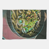 Noodle Liebesdesign Geschirrtuch (Horizontal)