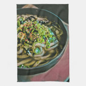 Noodle Liebesdesign Geschirrtuch (Vertikal)