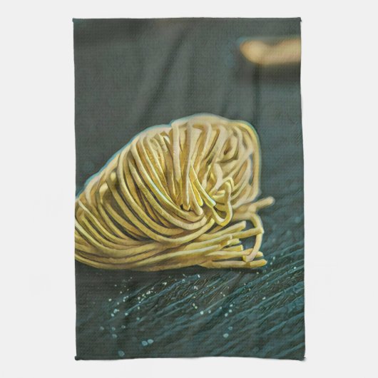 Noodle Liebesdesign Geschirrtuch (Vertikal)