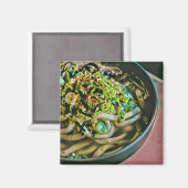 Noodle Liebesdesign Magnet (Vorderseite/Rückseite)