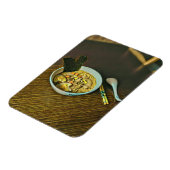 Noodle Liebesdesign Magnet (Linke Seite)