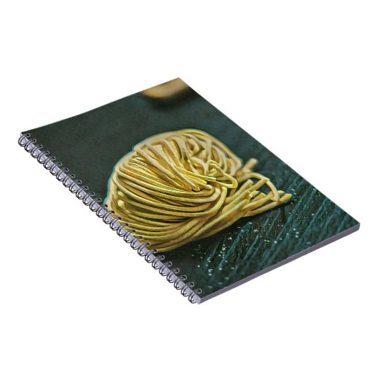 Noodle Liebesdesign Notizblock (Rechte Seite)