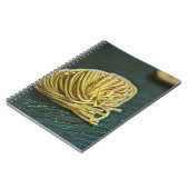 Noodle Liebesdesign Notizblock (Linke Seite)