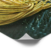 Noodle Liebesdesign Poster (Ecke)