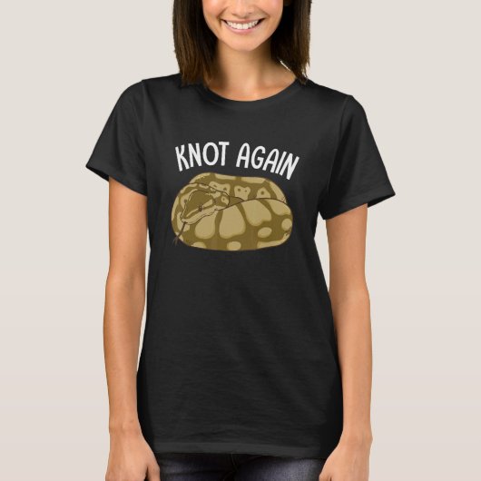 Noodle Reptile für Ball Python Herpetologe T-Shirt (Vorderseite)