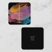 Noodle Shop Business Card Quadratische Visitenkarte (Vorne/Hinten)