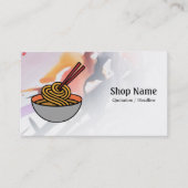 Noodle Shop Business Card Visitenkarte (Vorderseite)