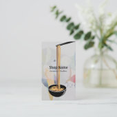 Noodle-Shop Visitenkarte (Stehend Vorderseite)