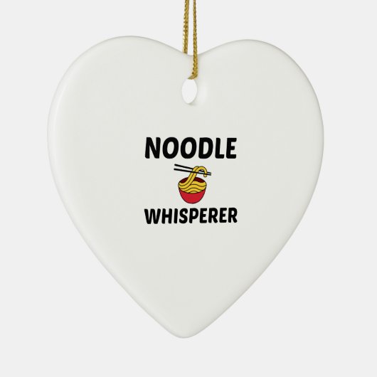 NOODLE WHISPERER KERAMIK ORNAMENT (Rechts)