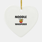 NOODLE WHISPERER KERAMIK ORNAMENT (Vorne)