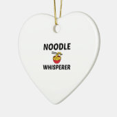 NOODLE WHISPERER KERAMIK ORNAMENT (Links)