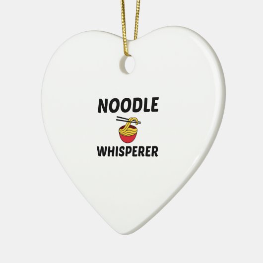 NOODLE WHISPERER KERAMIK ORNAMENT (Links)