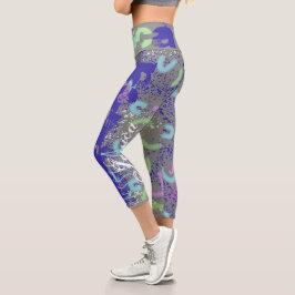 Noodles Abstrakt Repetiername 7 Buchstaben HWCL Capri Leggings