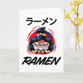 Noodles Anime Manga Funny Niedlich Japan Otaku Nin Karte (Gelbe Blume)