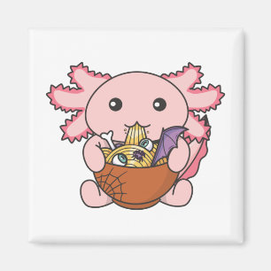 Noodles Japanisch Noodles Halloween Axolotl Ramen Magnet
