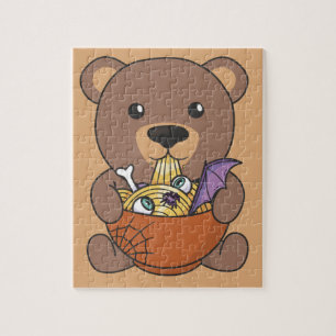 Noodles japanisches Noodles Halloween Bear Eats Ra Puzzle