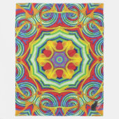 Noodles Kaleidoscope Fleece Blanket (Vorderseite)