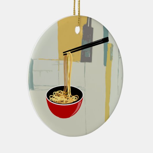 Noodles Keramik Ornament (Rechts)