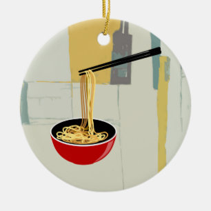 Noodles Keramik Ornament