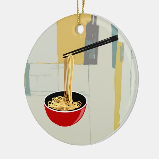 Noodles Keramik Ornament (Links)