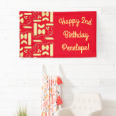 Noodles Pasta Kid 1. Geburtstag Party Italienisch Banner (Insitu)