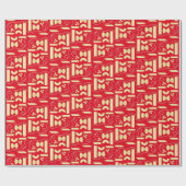 Noodles Pasta Kid 1. Geburtstag Party Italienisch Geschenkpapier (Flach)