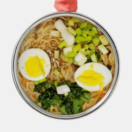 Noodles, Ramen Funny Soup Foto Weihnachten Ornament Aus Metall