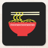 Noodles Rechteckiger Pappuntersetzer (Vorderseite)