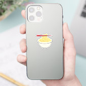Noodles und Chopsticks Aufkleber (Telefon)