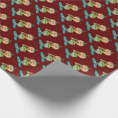 Noodles und Chopsticks Geschenkpapier (Ecke)