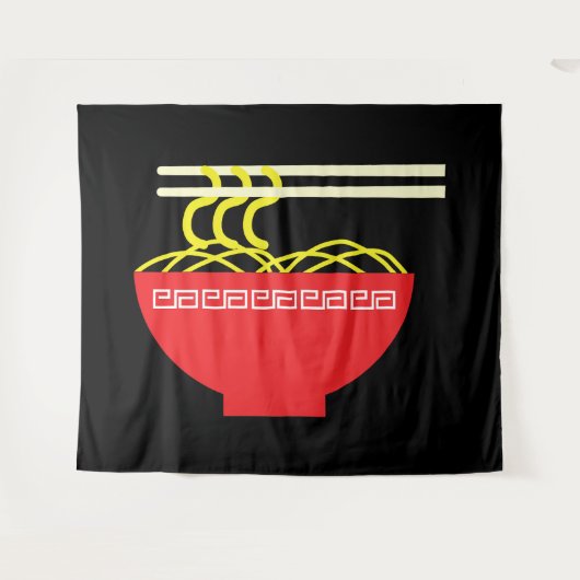 Noodles Wandteppich (Vorderseite (Horizontal))