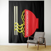 Noodles Wandteppich (Beispiel)