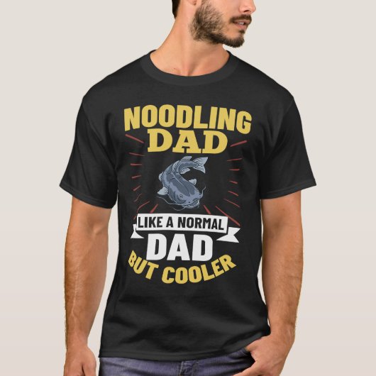 Noodling Catfish Fishing Flathead Catfish Noodle T-Shirt (Vorderseite)