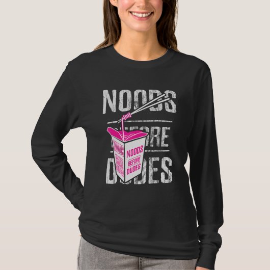 Noods Before Typs Noodles Femism Feminist 2 T-Shirt (Vorderseite)