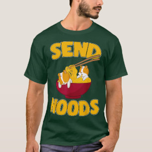 Noods Kawaii Gerbil Hamster Ramen Noodles senden T-Shirt