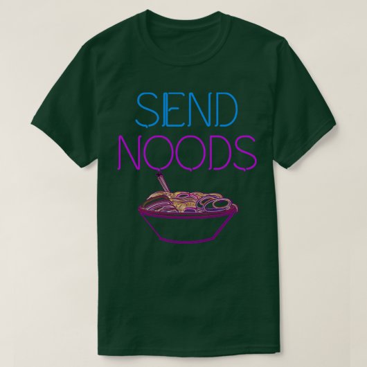 Noods Noodles Ramen senden T-Shirt (Design vorne)