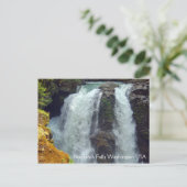 Nooksack Falls in Washington Postkarte (Stehend Vorderseite)