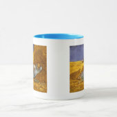 Noon, Erholung aus der Arbeit Van Gogh Fine Art Tasse (Zentrum)