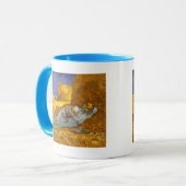 Noon, Erholung aus der Arbeit Van Gogh Fine Art Tasse (Vorderseite Links)