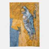 Noon, Erholung aus der Arbeit von Vincent Van Gogh Geschirrtuch (Vertikal)