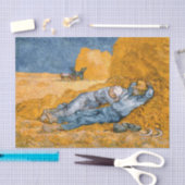 Noon, Erholung aus der Arbeit von Vincent Van Gogh Seidenpapier (Handwerk)