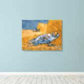 Noon - Erholung von Arbeit von Vincent Van Gogh Leinwanddruck (Insitu (Holzboden))