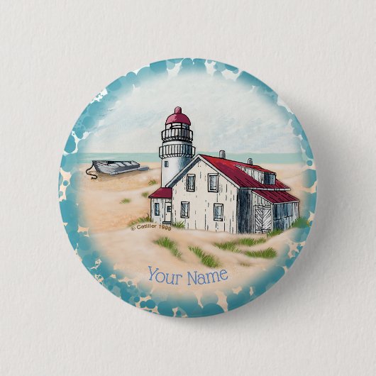 Noon Lighthouse Button (Vorderseite)