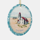 Noon Lighthouse Keramik Ornament (Rechts)