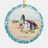 Noon Lighthouse Keramik Ornament (Vorne)