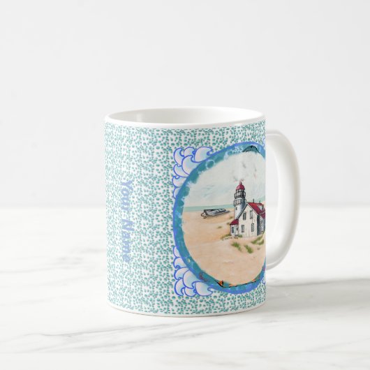 Noon Lighthouse Tasse (VorderseiteRechts)