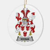 Noonan Familienwappen Keramik Ornament (Links)