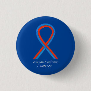 Noonan Syndrome Awareness Ribbon Button Buttone