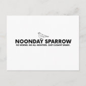 Noonday Sparrow Postkarte (Vorderseite)